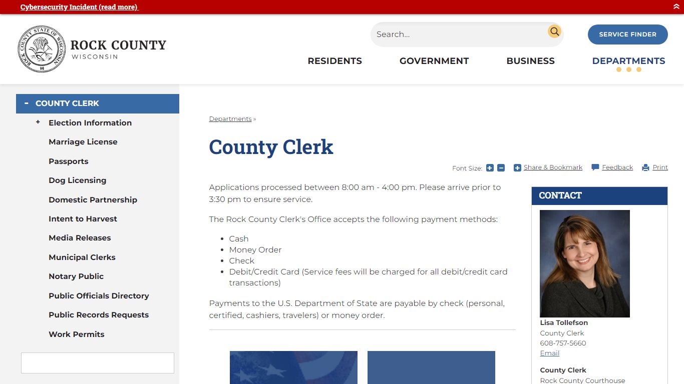 County Clerk | Rock County, WI